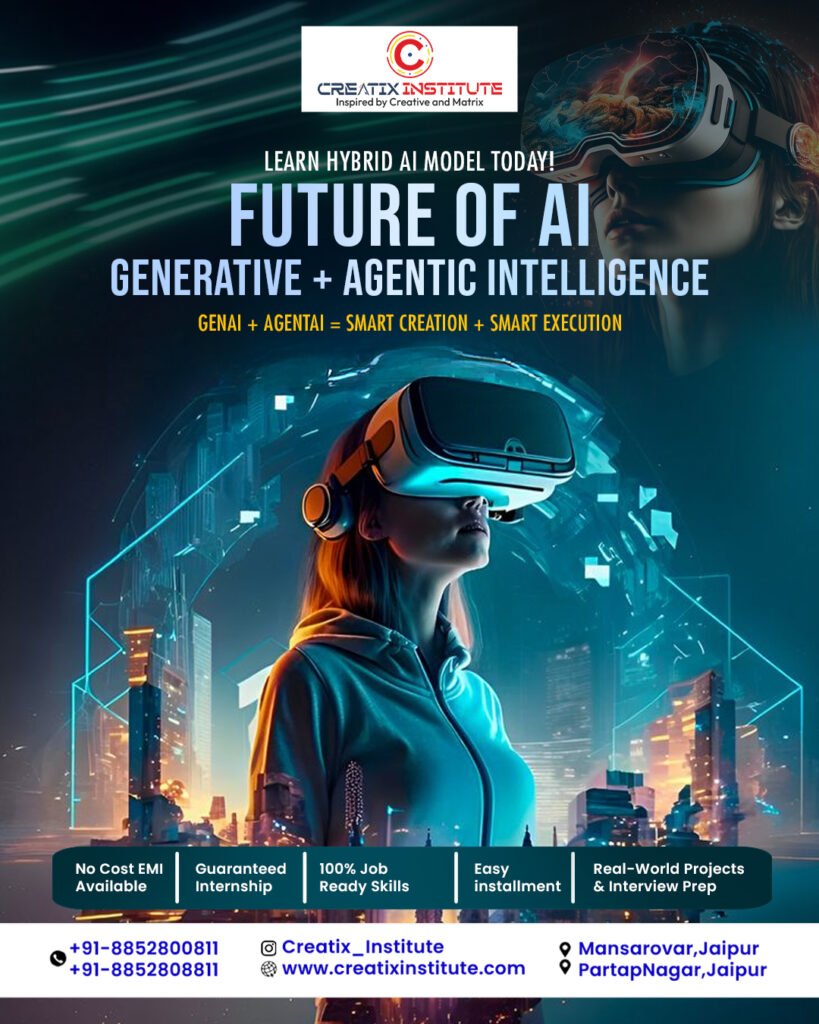 Futute of ai Generative ai a+ Agentic Intelligence image